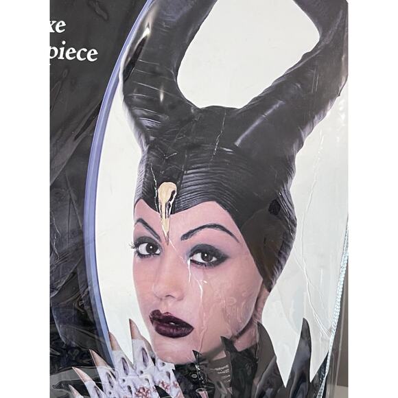 Disney Maleficent Headpiece Mistress of Evil Deluxe Adult Headpiece Horns - Picture 4 of 8